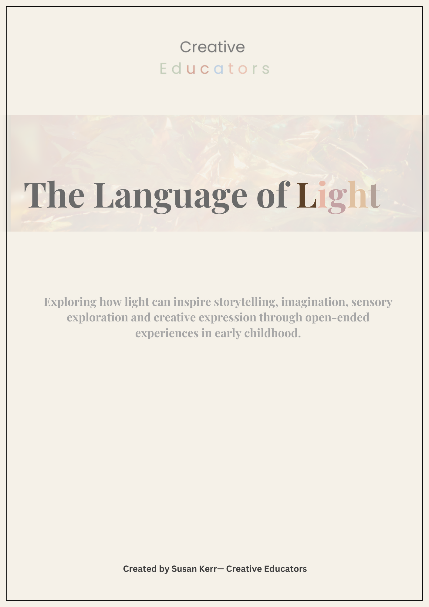 The Language of Light