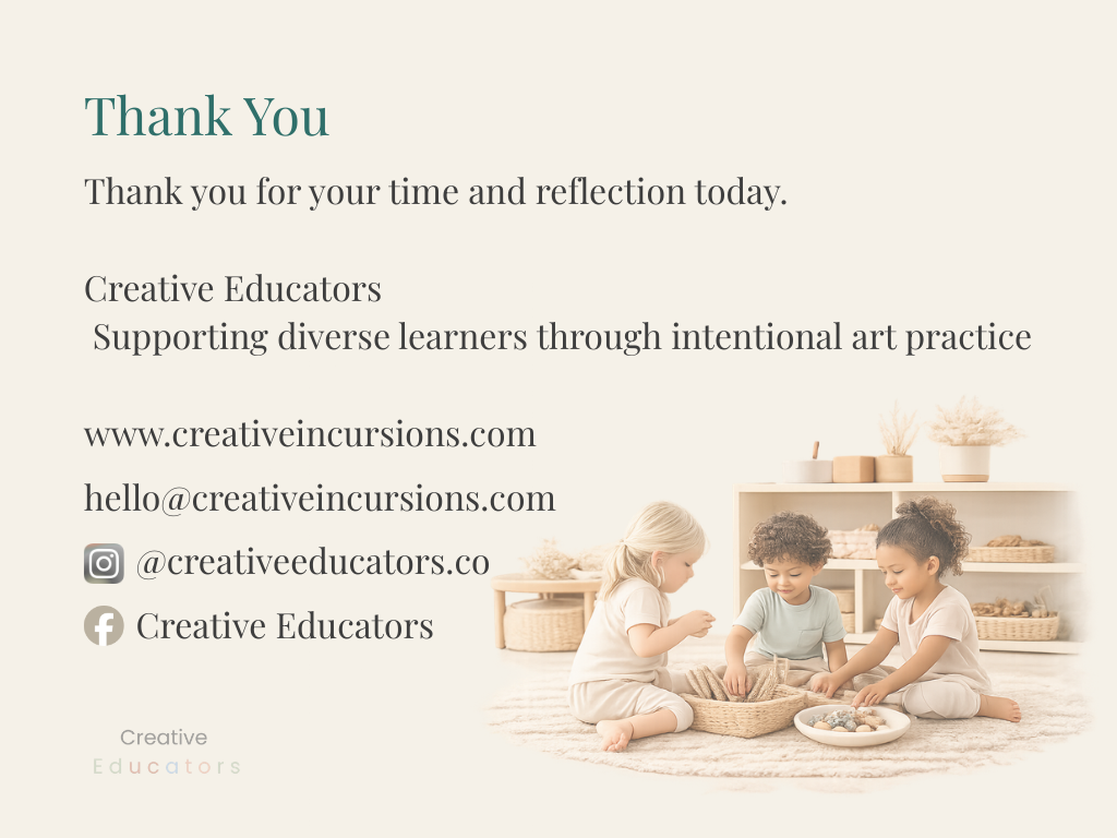 Supporting Diverse Learners Through Art 1-Hour Professional Development