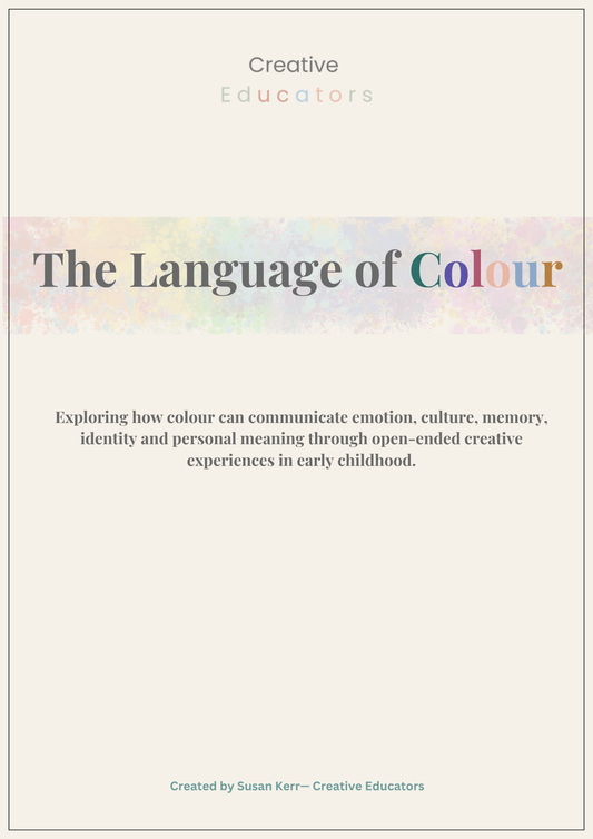 The Language of Colour - Open-Ended Creative Experiences Exploring Music, Emotion & Colour